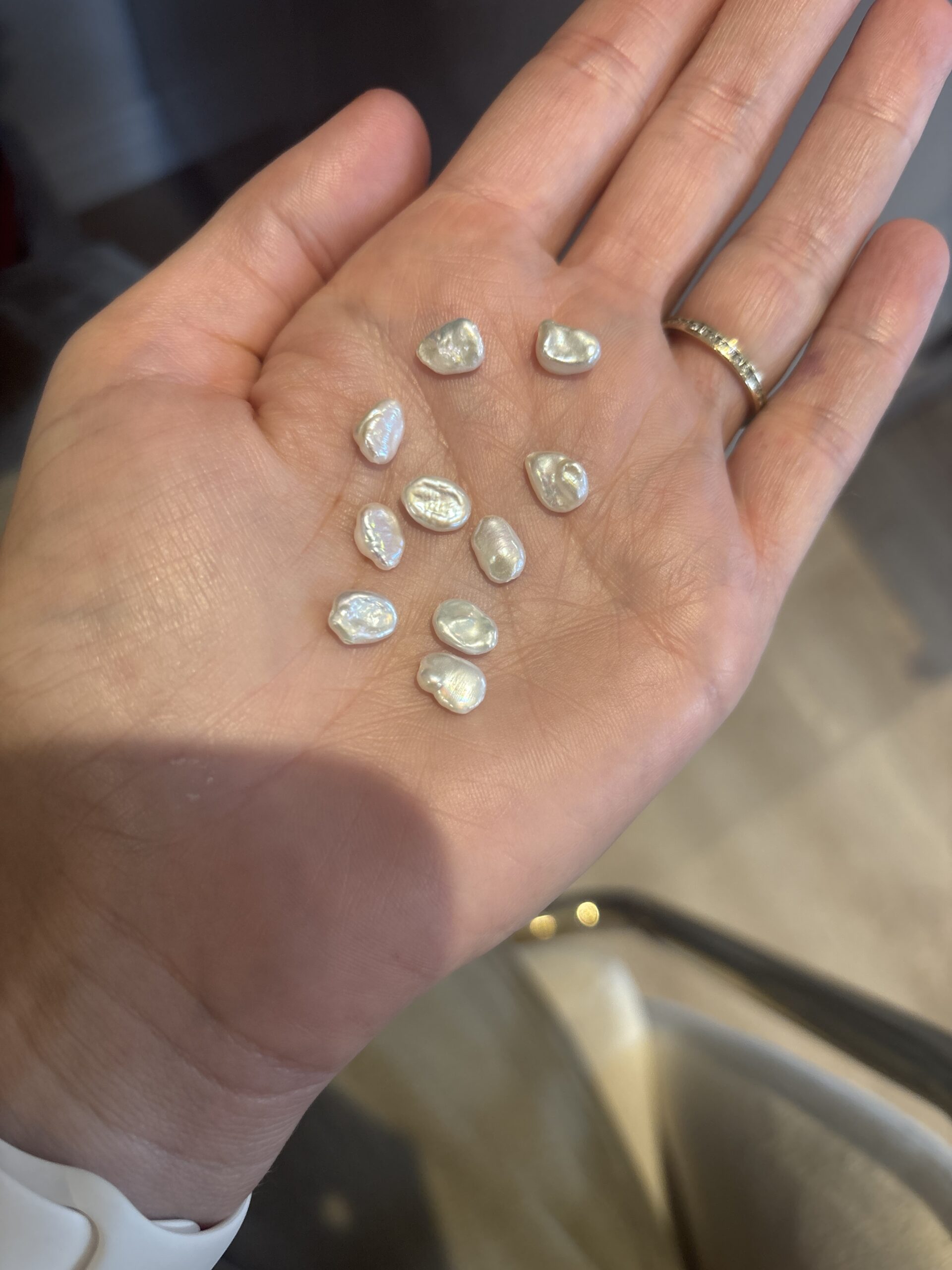 6-7mm Nucleus-Free Baroque Reborn Keshi Pearls photo review