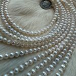4-5mm White Aurora Spiral Oval Freshwater Pearls photo review